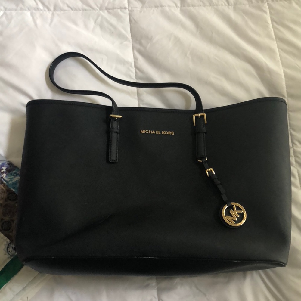 Michael Kors Black Work Tote briefcase
